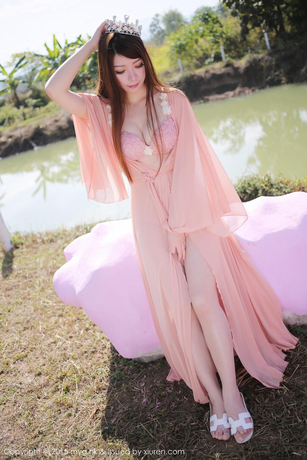 MARA jiang Thailand Chiang Mai photoshoot pink sheer sexy lingerie full beautiful chest photos 56P 2